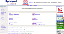 Desktop Screenshot of geotechnicaldirectory.com